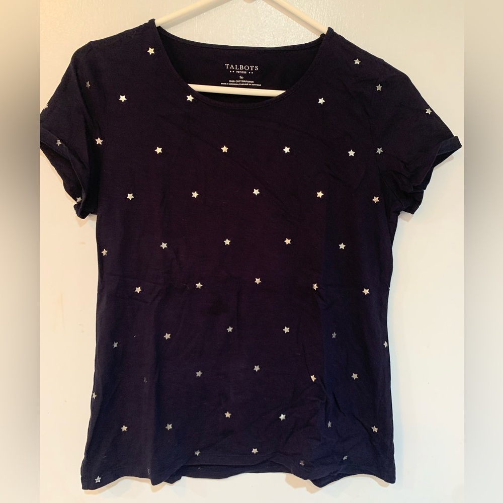 Navy and stars top